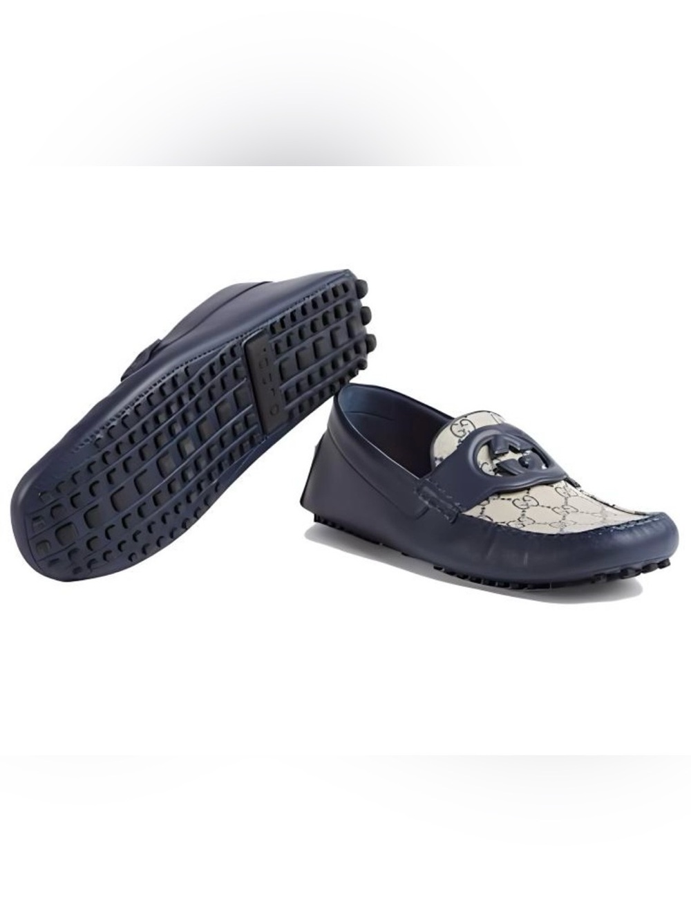 Gucci Interlocking G Logo Driving Loafer 730148